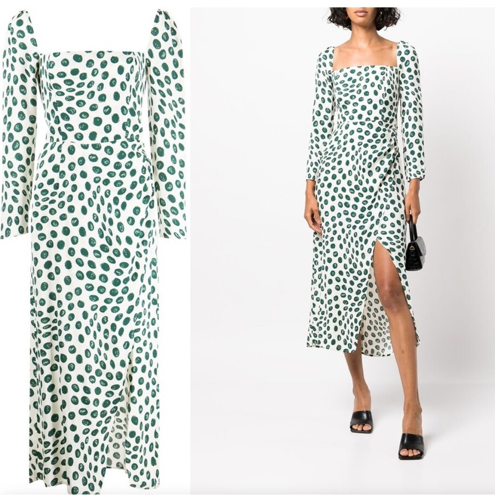 Reformation Hilda Dress Tapioca Size 2